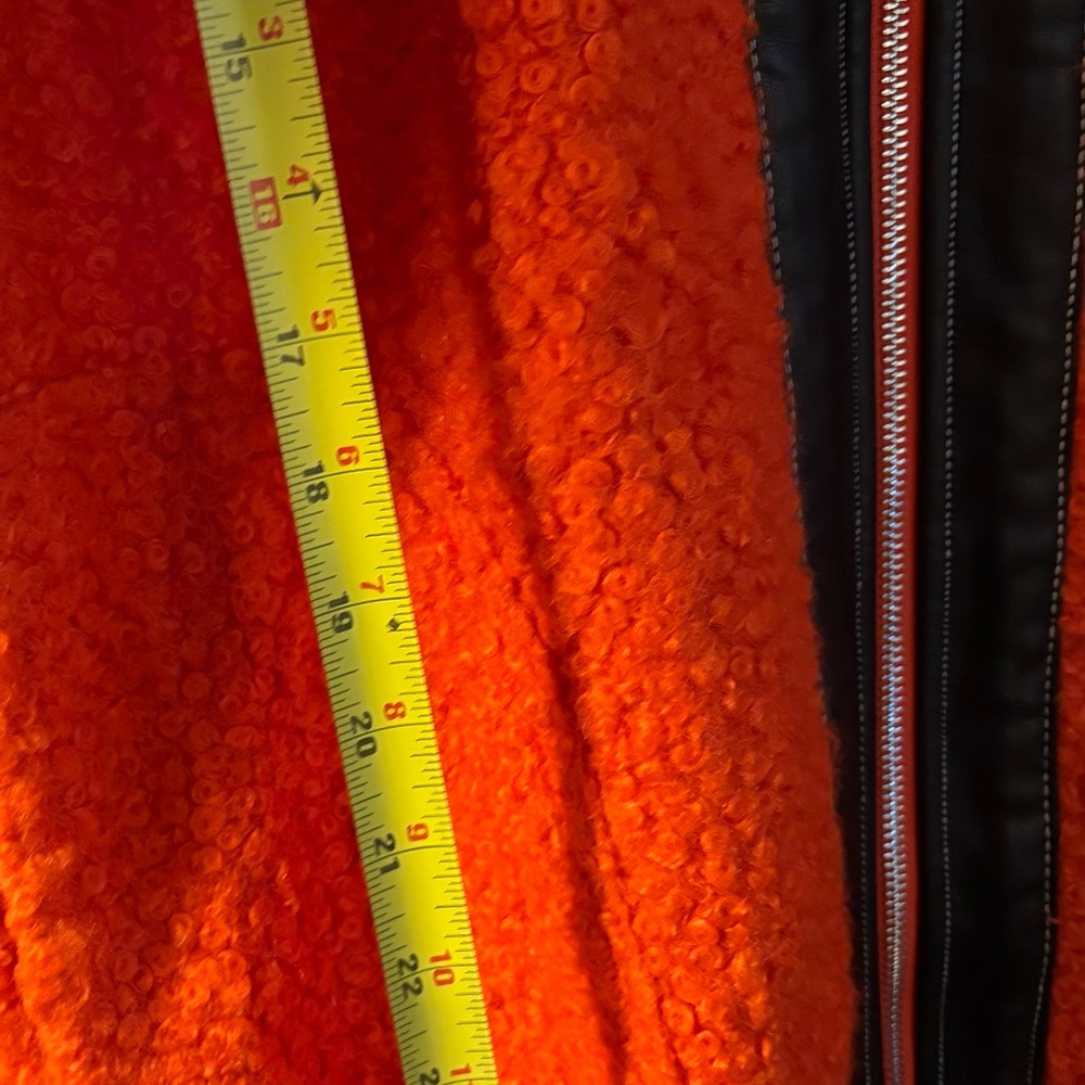 STAUD oversized Sherpa colorful women’s jacket XS. - Picture 8 of 9